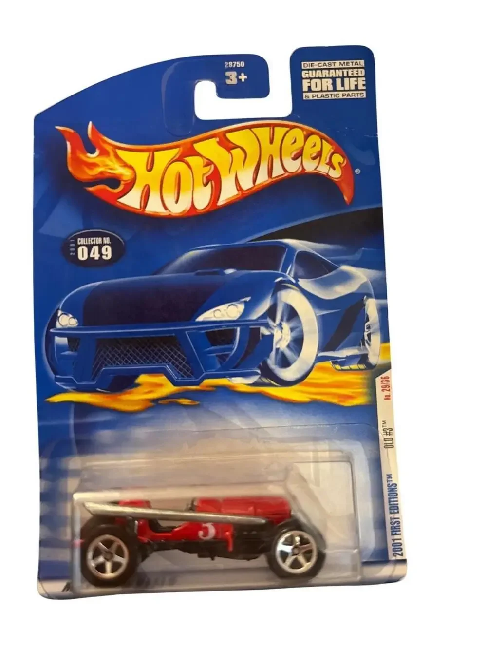 Hot Wheels 2007 First Editions Old #3 Die-Cast Car No. 29/36 Red & Black